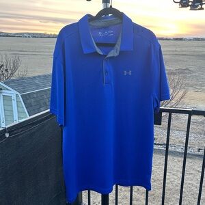 Under Armour Men's Royal Blue Polo Shirt